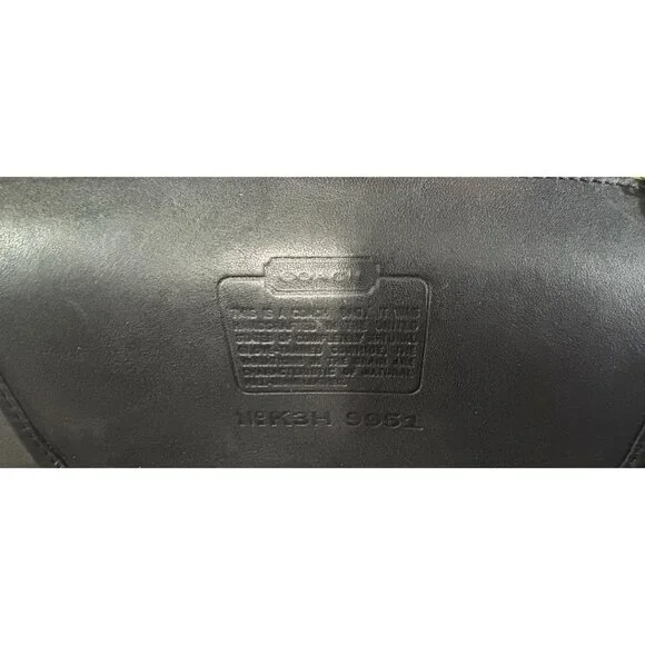 COACH Leather Patricia's Legacy Saddle Flap Messenger Crossbody Bag 9951 Vintage